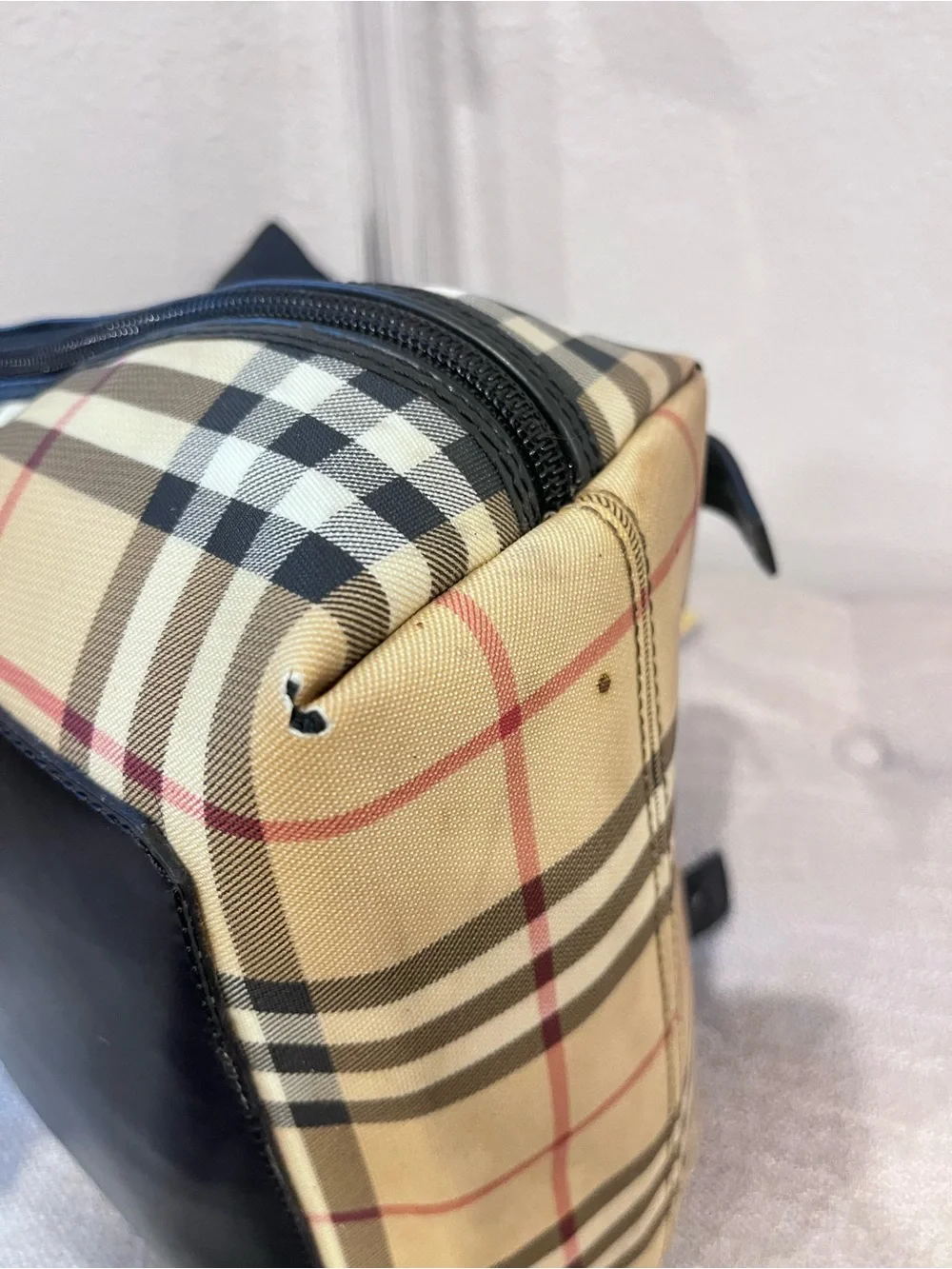 Burberry Nova Check Canvas Backpack